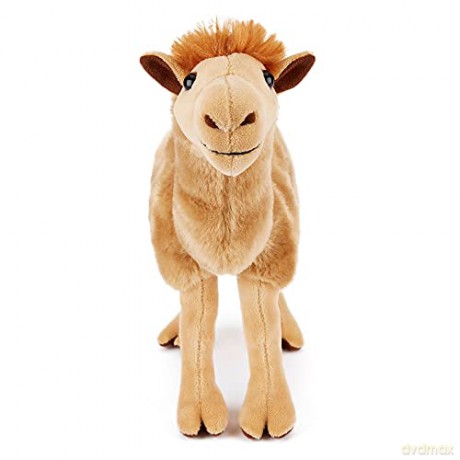 Zappi Co Plush Childrens Stuffed Soft Cuddly Plush Toy-Part of Safari Animals Collection, Perfect for Kids (26cm Height)(Bactrian Camel)