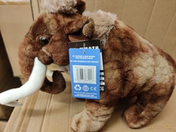 Zappi Co Plush Childrens Stuffed Soft Cuddly Plush Toy-Part of Safari Animals Collection, Perfect for Kids (30cm Depth)(Woolly Mammoth)