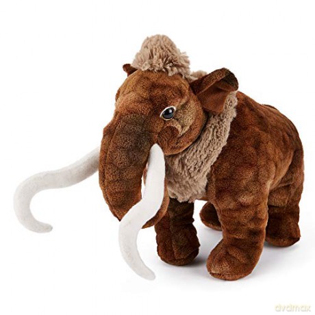 Zappi Co Plush Childrens Stuffed Soft Cuddly Plush Toy-Part of Safari Animals Collection, Perfect for Kids (30cm Depth)(Woolly Mammoth)