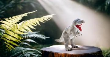 Zappi Co Plush Childrens Stuffed Soft Cuddly Plush Toy-Part of Safari Animals Collection, Perfect for Kids (31cm Depth)(T-Rex Dinosaur)