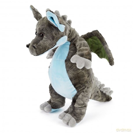 Zappi Co Plush Childrens Stuffed Soft Cuddly Plush Toy-Part of Safari Animals Collection, Perfect for Kids (33 cm Height)(Dragon)