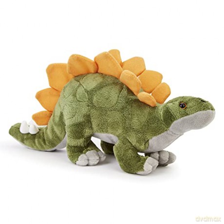 Zappi Co Plush Childrens Stuffed Soft Cuddly Plush Toy-Part of Safari Animals Collection, Perfect for Kids (33cm Depth)(Stegosaurus Dinosaur)