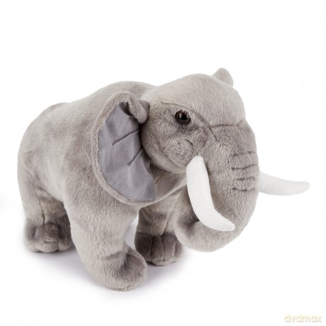 Zappi Co Plush Childrens Stuffed Soft Cuddly Plush Toy-Part of Safari Animals Collection, Perfect for Kids (36cm Depth)(Elephant)