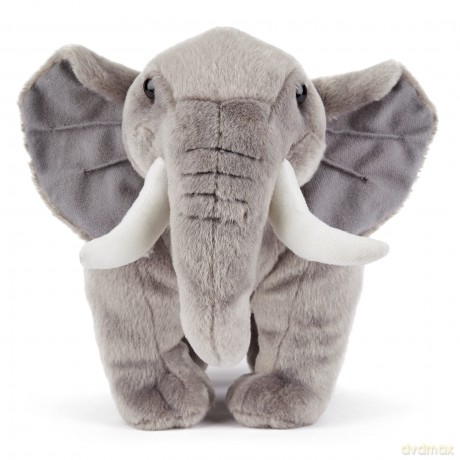 Zappi Co Plush Childrens Stuffed Soft Cuddly Plush Toy-Part of Safari Animals Collection, Perfect for Kids (36cm Depth)(Elephant)