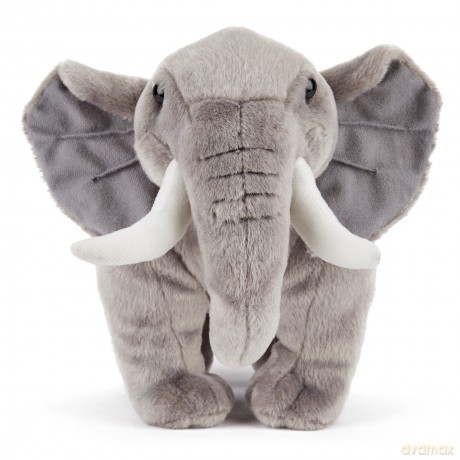 Zappi Co Plush Childrens Stuffed Soft Cuddly Plush Toy-Part of Safari Animals Collection, Perfect for Kids (36cm Depth)(Elephant)