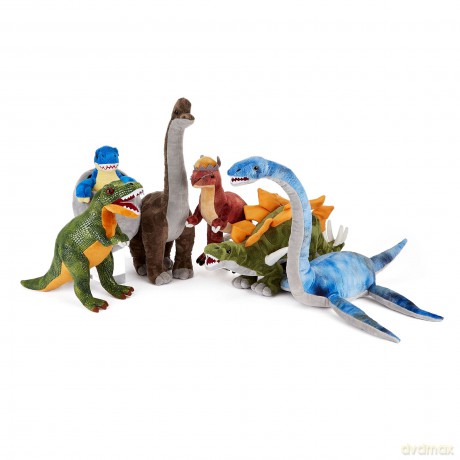 Zappi Co Plush Childrens Stuffed Soft Cuddly Plush Toy-Part of Safari Animals Collection, Perfect for Kids (40cm Depth)(Brachiosaurus Dinosaur)
