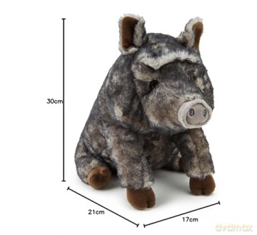 Zappi Co Pot Bellied Pig Plush Toy (30cm) - Chubby, Cuddly Farm Animal, Eco-Friendly, Adored by Kids, 100% Recycled Material
