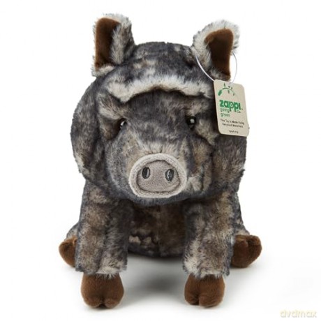 Zappi Co Pot Bellied Pig Plush Toy (30cm) - Chubby, Cuddly Farm Animal, Eco-Friendly, Adored by Kids, 100% Recycled Material
