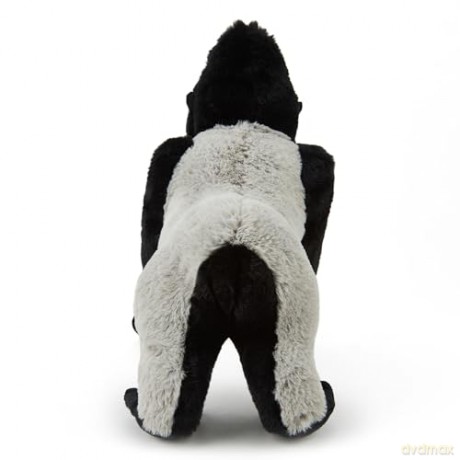 Zappi Co Silverback Gorilla Plush Toy (32cm) - Mighty, Gentle Jungle Plush, Eco-Friendly, Hit with Young Animal Enthusiasts, 100% Recycled