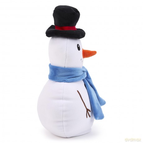 Zappi Co Snowman Plush Toy - Soft and Cuddly Christmas Snowman Frosty Decoration (25cm height), Perfect for Festive Decor, and Stocking Fillers