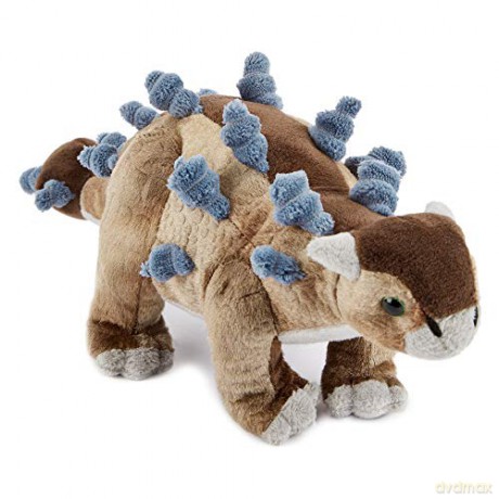 Zappi Co Ultra Soft Ankylosaurus Dinosaur Plush Toy (32cm Depth) - Safari Collection, Perfect for Kids, Realistic Lifelike