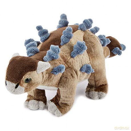 Zappi Co Ultra Soft Ankylosaurus Dinosaur Plush Toy (32cm Depth) - Safari Collection, Perfect for Kids, Realistic Lifelike