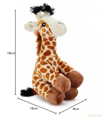 Zappi Co x3 Tripple Pack of Childrens Playful Soft Cuddly Plush Toy realistic life like (12-15CM/5-6 Inches) (Elephant + Giraffe +Lion)