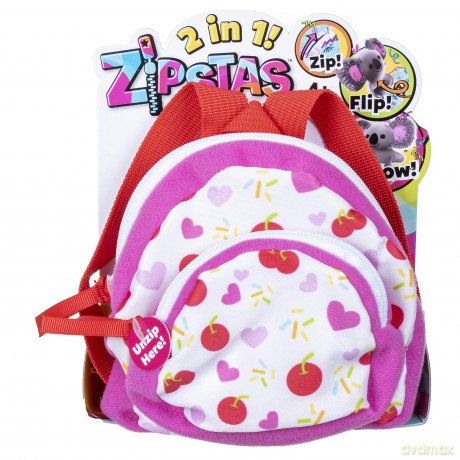 Zipstas Cupcake 2-in-1 Toddler backpack. Rucksack transforms into cupcake plush toy.