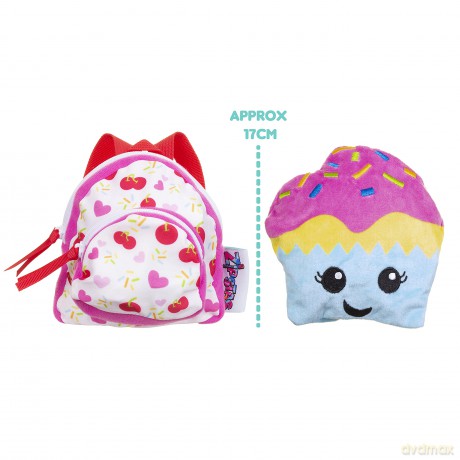 Zipstas Cupcake 2-in-1 Toddler backpack. Rucksack transforms into cupcake plush toy.