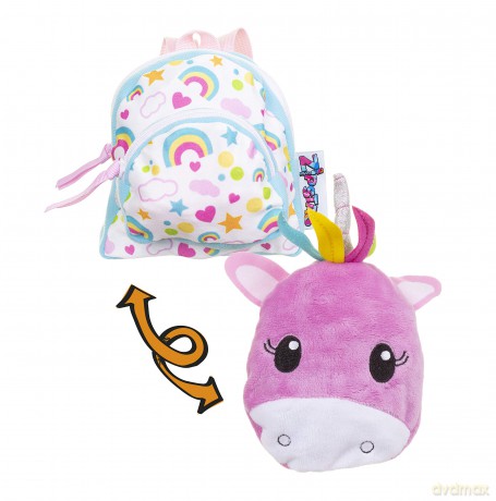 Zipstas Unicorn 2-in-1 toddler backpack. Rucksack that transforms into a unicorn teddy bear.