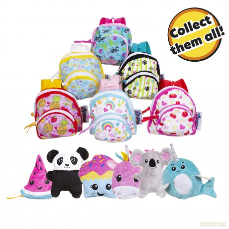 Zipstas Watermelon 2-in-1 toddler backpack. Rucksack transforms into plush watermelon.