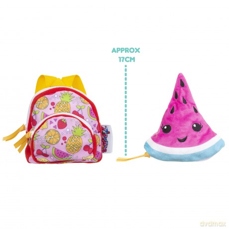 Zipstas Watermelon 2-in-1 toddler backpack. Rucksack transforms into plush watermelon.
