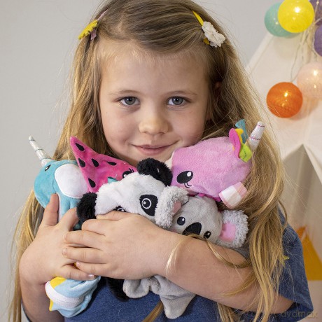 Zipstas Watermelon 2-in-1 toddler backpack. Rucksack transforms into plush watermelon.