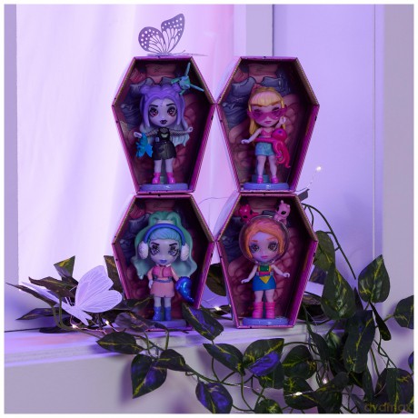 Zombaes Forever, Wild Vibes Zombie Surprise Collectible Figure, Doll and Coffin Accessories Toy (Models May Vary) 9cm Toys for Girls