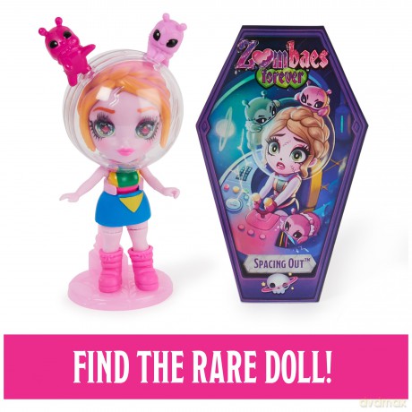 Zombaes Forever, Wild Vibes Zombie Surprise Collectible Figure, Doll and Coffin Accessories Toy (Models May Vary) 9cm Toys for Girls