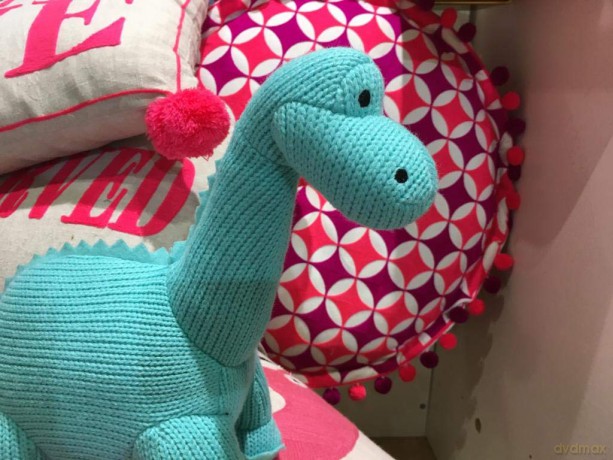 best years original by design Knitted Ice Blue Diplodocus Dinosaur Soft Toy