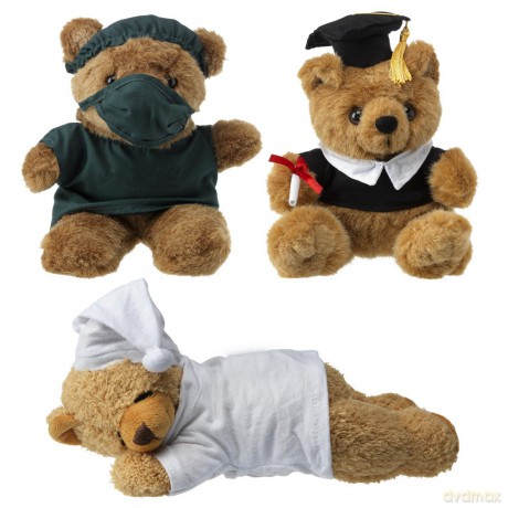 eBuyGB Plush Teddy Bear Soft Cute Toy Gift, Brown, 9"