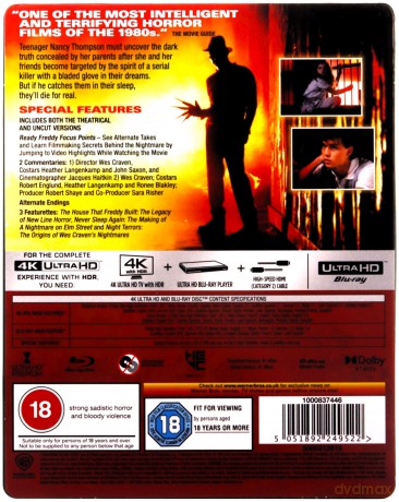 A Nightmare On Elm Street (Koszmar z ulicy Wiązów) (Limited) (steelbook) [Blu-Ray 4K]+[Blu-Ray]