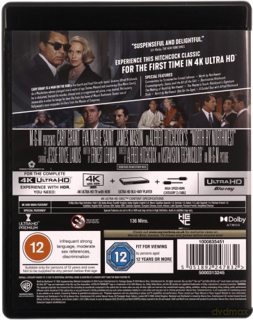 North By Northwest (Północ - północny zachód) [Blu-Ray 4K]