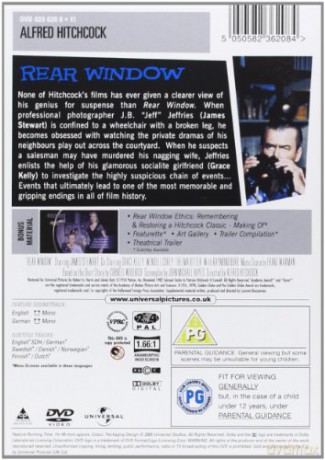 Rear Window (Okno na podwórze) [DVD]