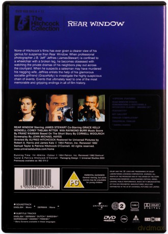 Rear Window (Okno na podwórze) [DVD]