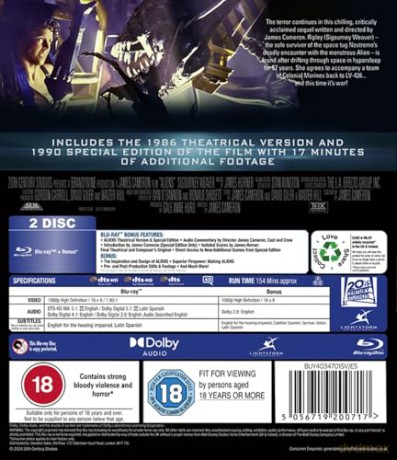 Aliens (Obcy 2 - decydujące starcie) [Blu-Ray]