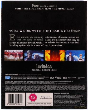 Attack On Titan (Atak Tytanów) [2xBlu-Ray]