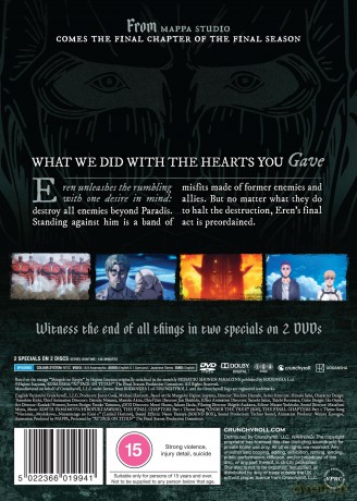 Attack On Titan - The Final Season - The Final Chapters (Atak Tytanów) [2DVD]
