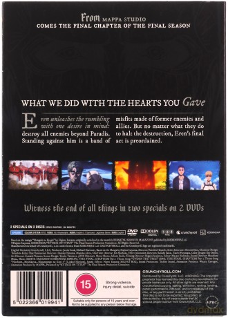 Attack On Titan - The Final Season - The Final Chapters (Atak Tytanów) [2DVD]