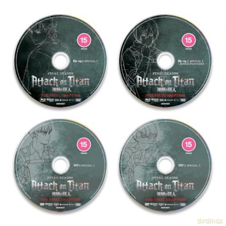 Attack On Titan - The Final Season - The Final Chapters (Atak Tytanów) (Limited) [2xBlu-Ray]+[2xDVD]