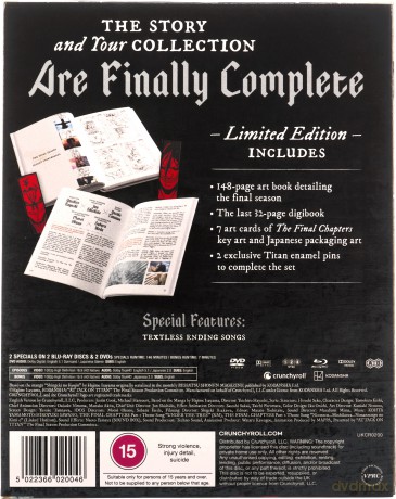 Attack On Titan - The Final Season - The Final Chapters (Atak Tytanów) (Limited) [2xBlu-Ray]+[2xDVD]