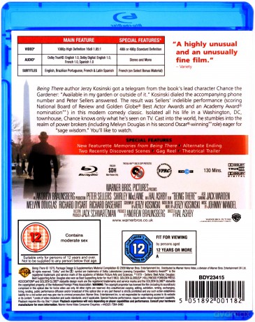 Being There (Wystarczy być) [Blu-Ray]