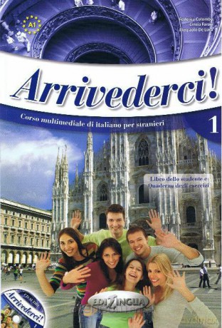 Arrivederci! 1 podręcznik z ćwiczeniami + CD audio [KSIĄŻKA]