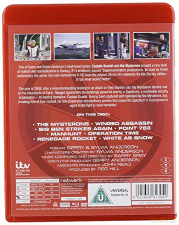 Captain Scarlet and Mysterons Volume 1 [Blu-Ray]
