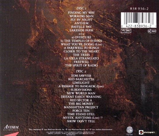 Rush: Chronicles [2CD]