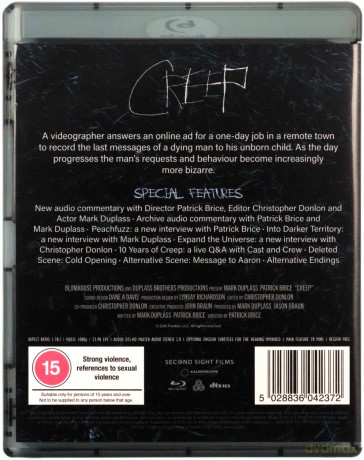 Creep (Dziwak) [Blu-Ray]