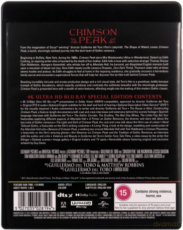 Crimson Peak (Crimson Peak. Wzgórze krwi) [Blu-Ray 4K]