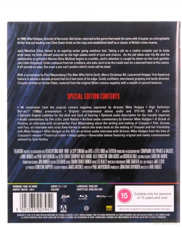 Croupier (Krupier) [Blu-Ray]