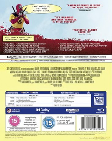 Deadpool 2 [Blu-Ray 4K]+[Blu-Ray]