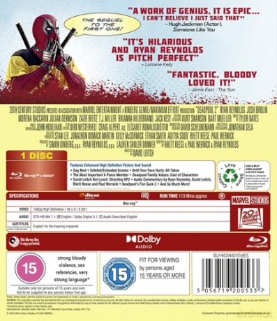 Deadpool 2 [Blu-Ray]