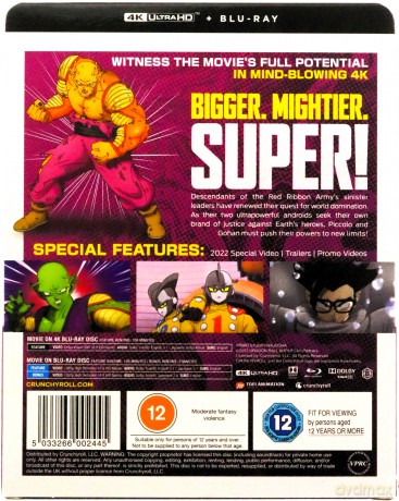 Dragon Ball Super - Super Hero (steelbook) [Blu-Ray 4K]+[Blu-Ray]