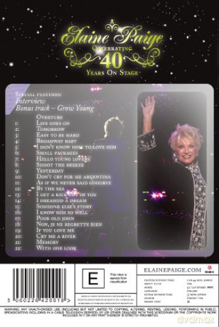 Elaine Paige - Celebrating 40 Years On Stage [DVD]