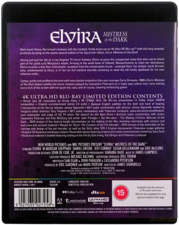 Elvira - Mistress Of The Dark (Elvira, władczyni ciemności) [Blu-Ray 4K]