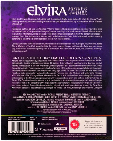 Elvira - Mistress Of The Dark (Elvira, władczyni ciemności) [Blu-Ray 4K]